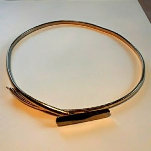 Vintage Elegant Gold Band Belt